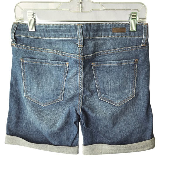 KUT from the Kloth Catherine Boyfriend Short Blue Denim Size 2 Rolled Cuff - Picture 6 of 8